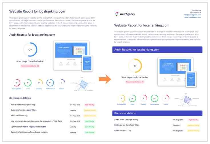 Audit Report Branded vs Unbranded